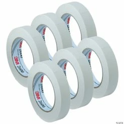 Promo 🌟 3M Masking Tape, 1 in x 60 yds, White, 6 Rolls 😀