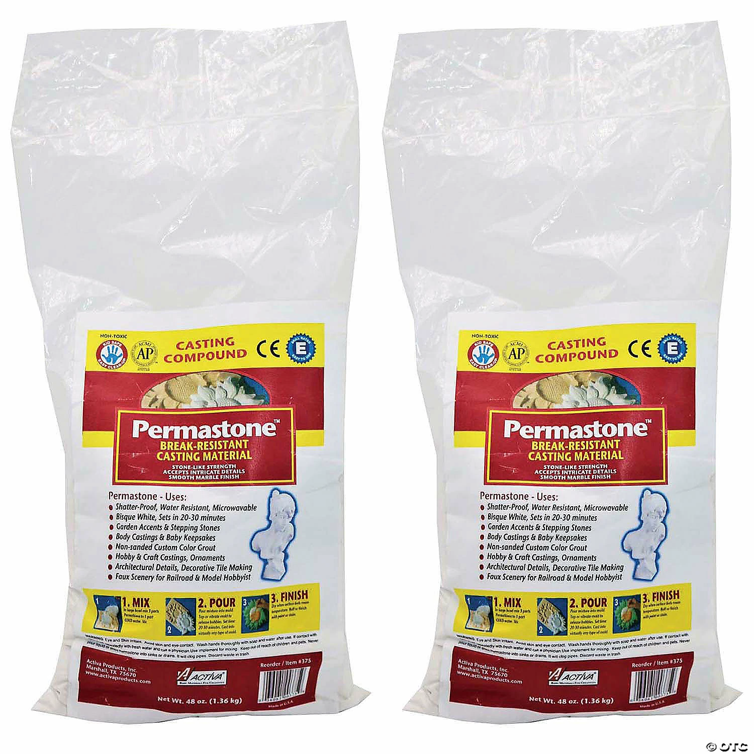 Best deal π₯ ACTΓVA PermaStone Casting Compound, 48 oz., Pack of 2 π