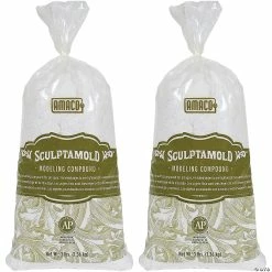 New โค๏ธ AMACO Sculptamold Modeling Compound, 3 lbs. Per Bag, 2 Bags ๐