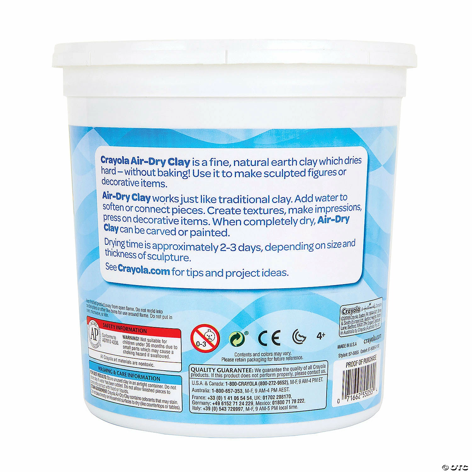 Best reviews of π Crayola Air-Dry Clay, White, 5 lb Tub, Pack of 2 β€οΈ - Image 4