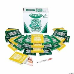 Coupon ⭐ Crayola Colors of the World Washable Markers Classpack, 240 Markers 😀