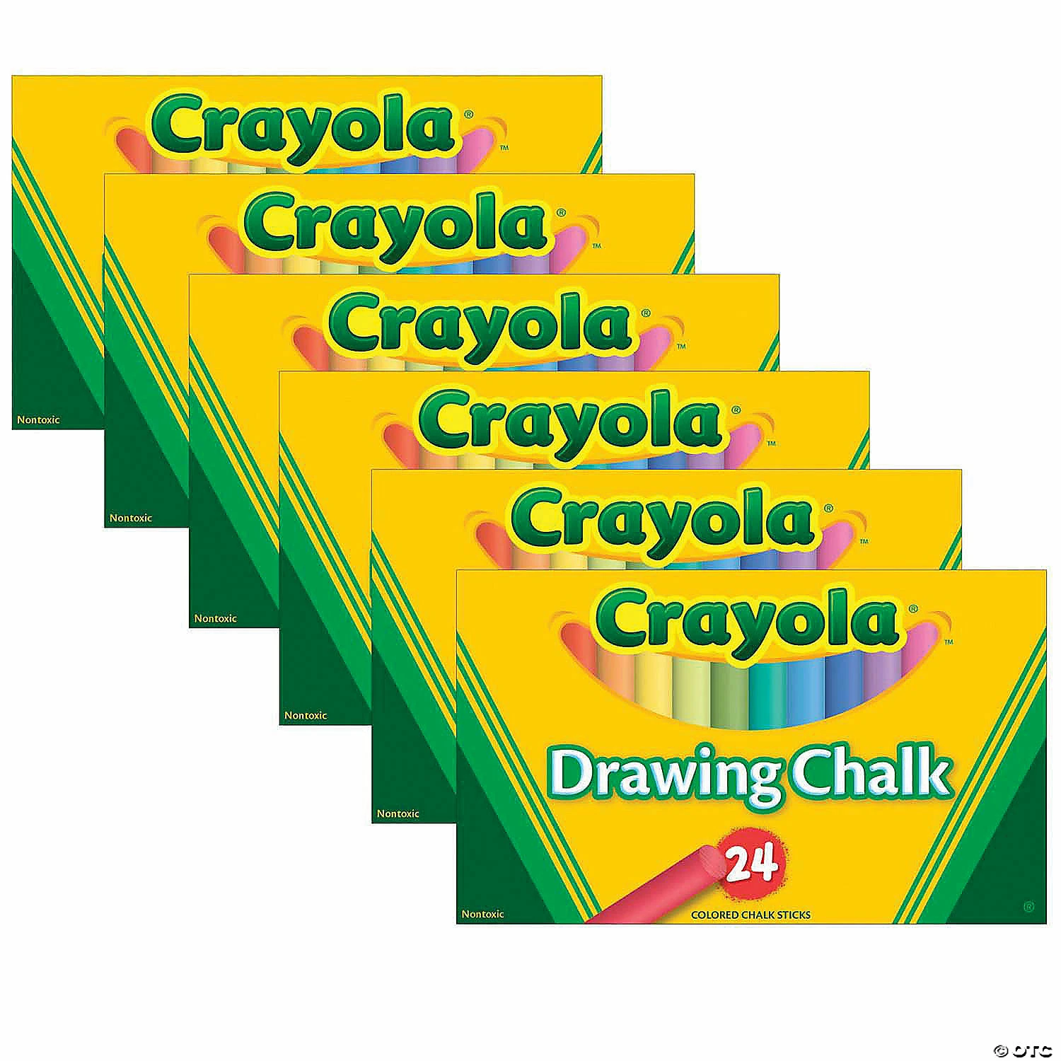 Best deal π Crayola Drawing Chalk, Assorted Colors, 24 Per Box, 6 Boxes π
