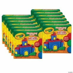 Buy 👍 Crayola Modeling Clay, 4 Assorted Colors, 1 lb. Box, 12 Boxes ⌛