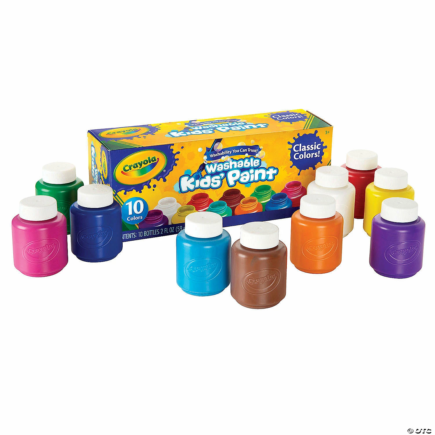 Coupon β¨ Crayola Washable Kid's Paint, Assorted Colors, 10 Colors Per Set, 3 Sets β - Image 2