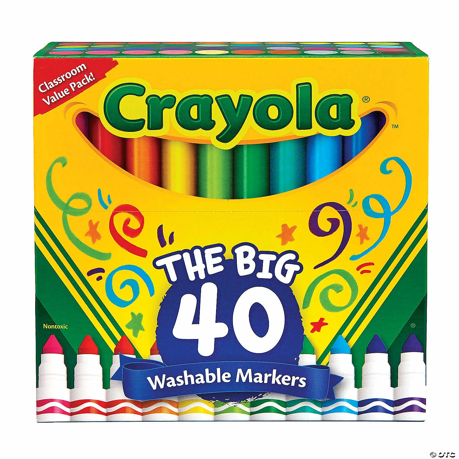 Best deal β€οΈ Crayola Washable Markers, Broad Line, Assorted Colors, Pack of 40 π₯