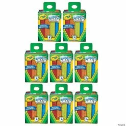 Budget 😉 Crayola Washable Sidewalk Chalk, 12 Per Box, 8 Boxes 🧨