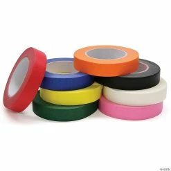 Discount 😀 Creativity Street Colored Masking Tape, 8 Assorted Colors, 1" x 60 Yards, 8 Rolls 😀