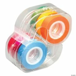 Deals ❤️ Lee Products Removable Highlighter Tape, Fluorescent Colors, Pack of 6 🎉
