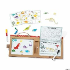 Discount 🎁 Melissa & Doug Natural Play: Play, Draw, Create Reusable Drawing & Magnet Kit - Dinosaurs 😉