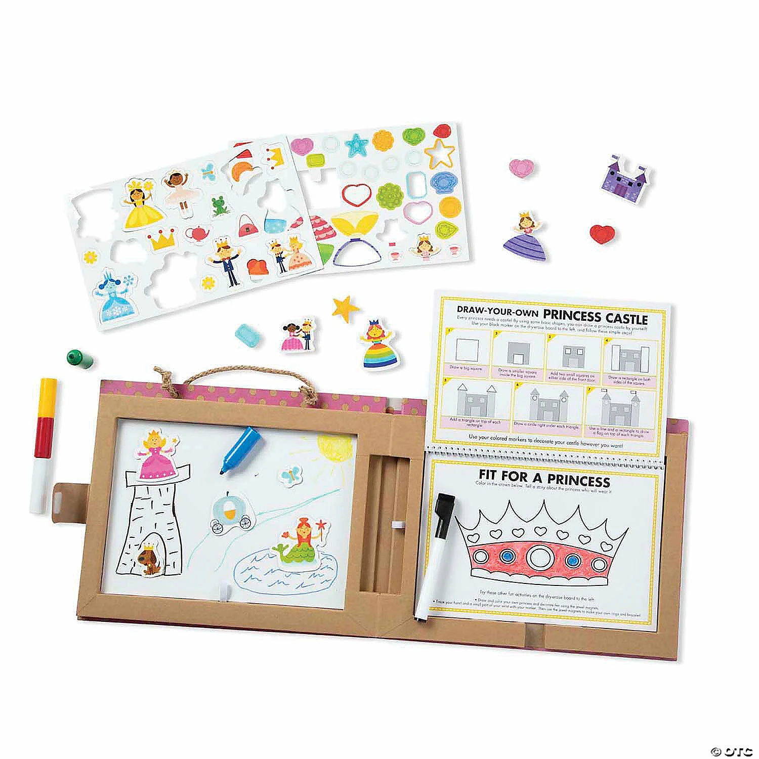 Flash Sale π Melissa & Doug Natural Play: Play, Draw, Create Reusable Drawing & Magnet Kit - Princesses π€©