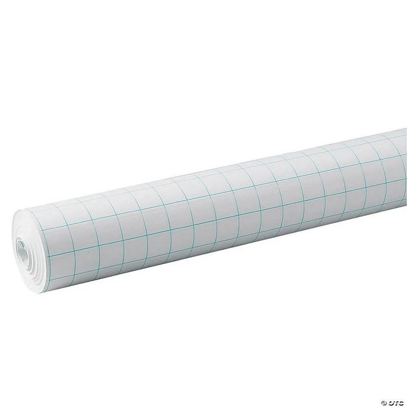 Cheapest π Pacon Grid Paper Roll, White, 1" Quadrille Ruled 34" x 200', 1 Roll π