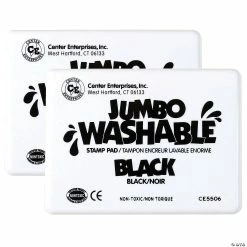 Best reviews of 😀 Ready 2 Learn Jumbo Washable Unscented Stamp Pad, Black, Pack of 2 🥰