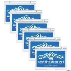 Best Pirce ๐ Ready 2 Learn Washable Stamp Pad - Blue - Pack of 6 ๐ฅ