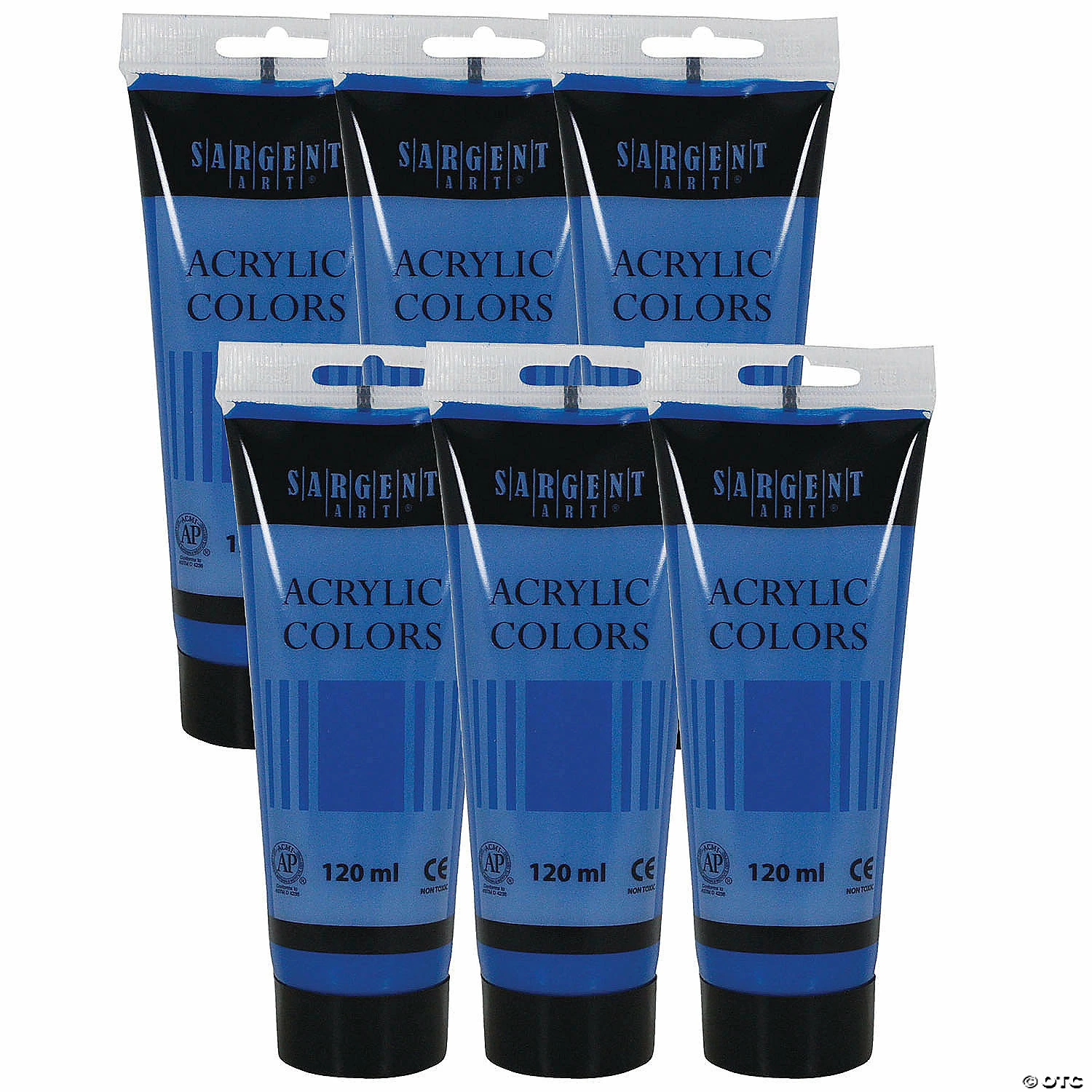 Best Pirce 𧨠Sargent Art Acrylic Paint Tube, 120 ml, Dark Ultramarine Blue, Pack of 6 π