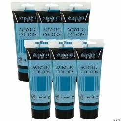 Top 10 ๐ Sargent Art Acrylic Paint Tube, 120 ml, Phthalo Turquoise, Pack of 6 ๐คฉ