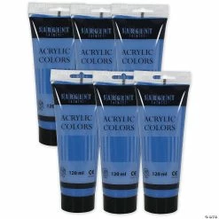 Coupon 🧨 Sargent Art Acrylic Paint Tube, 120 ml, Primary Cyan, Pack of 6 🥰