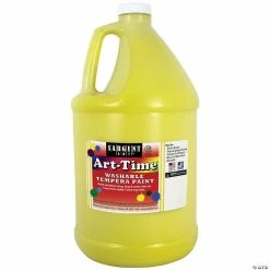 Best deal 🛒 Sargent Art Art-Time Washable Tempera Paint, Yellow, Gallon 🔔