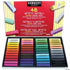 Cheapest ⌛ Sargent Art Artist Square Chalk Pastels, Assorted, 48 Per Pack 😍
