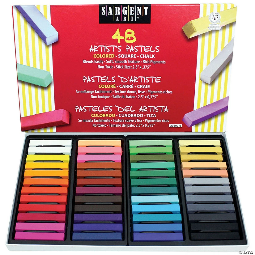 Cheapest β Sargent Art Artist Square Chalk Pastels, Assorted, 48 Per Pack π