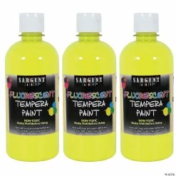 Deals 🌟 Sargent Art Tempera Paint, Chartreuse Neon, 16 oz., Pack of 3 💯