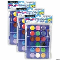 Top 10 โ Sargent Art Watercolor Set, Plastic Case with 2 Brushes, 18 Colors, 3 Sets ๐งจ