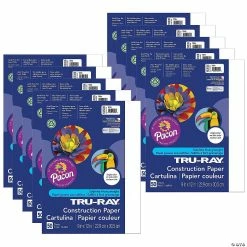 Hot Sale 🛒 Tru-Ray Construction Paper, White, 9" x 12", 50 Sheets Per Pack, 10 Packs 😉