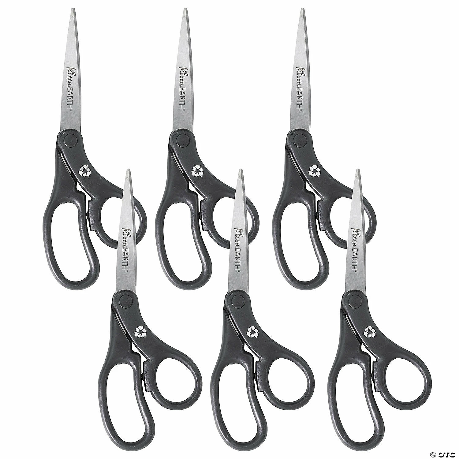 Cheap π Westcott KleenEarth Basic 8" Scissors, Bent, Pack of 6 π